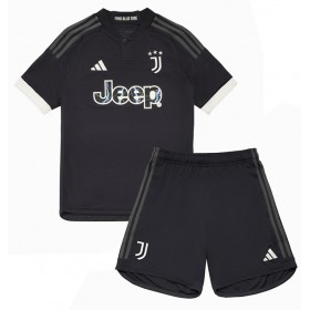 Baby Fußballbekleidung Juventus 3rd Trikot 2023-24 Kurzarm (+ kurze hosen)